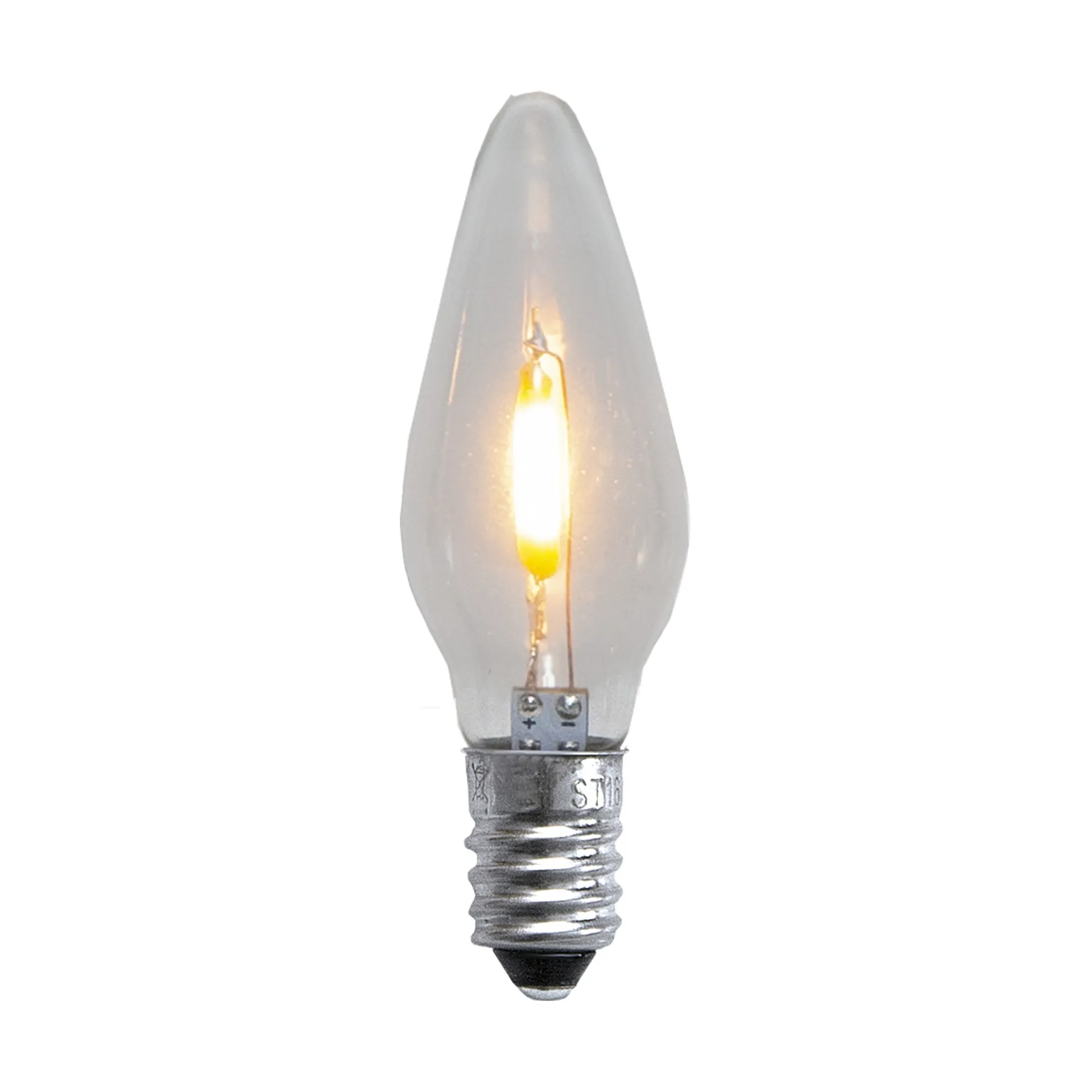 E10灯丝LED柔光备用灯3件装, 0.5W_1900K_不可调光 Star Trading
