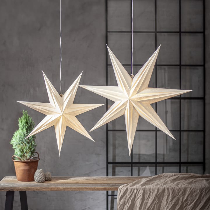 Holly paper star 60 cm, 白色 Star Trading