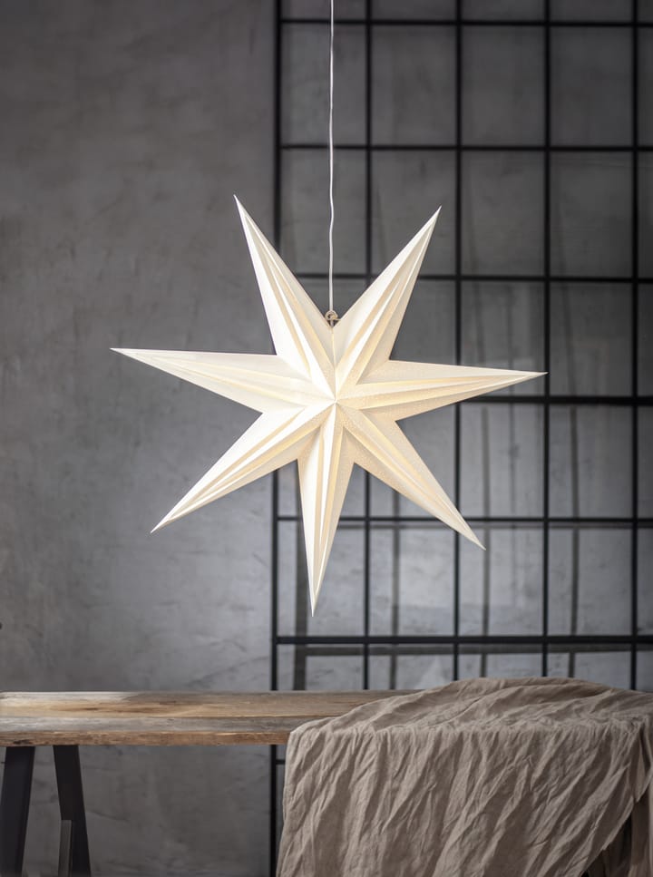 Holly paper star 75 cm, 白色 Star Trading
