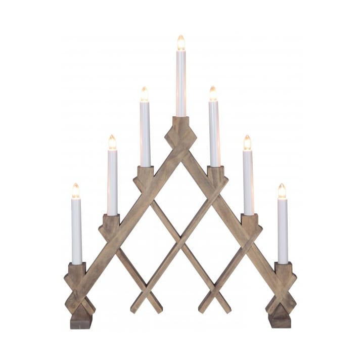Rut 7 wooden 烛台 43 cm - 褐色 - Star Trading