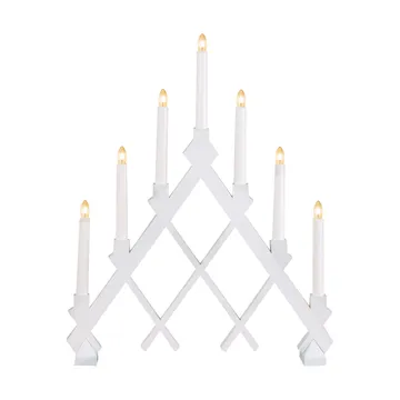 Rut 7 wooden 烛台 43 cm - 白色 - Star Trading