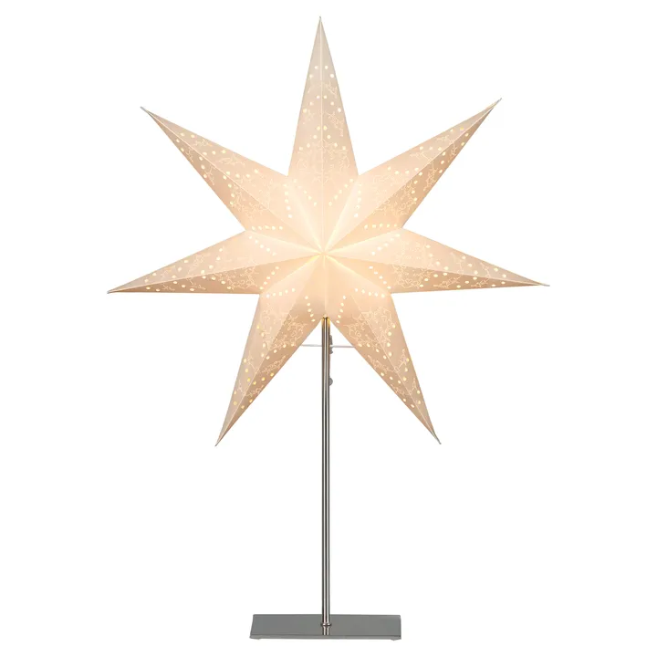 Sensy 带底座降临节星星装饰灯78cm - 白色 - Star Trading