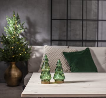 Verde 玻璃 装饰 LED 20 cm - 绿色 - Star Trading