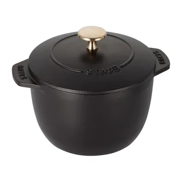 铸铁米饭砂锅1.6升 - 黑色 - STAUB