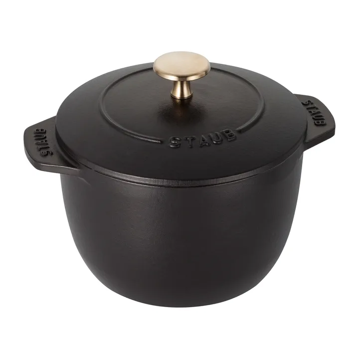 铸铁米饭砂锅1.6升 - 黑色 - STAUB