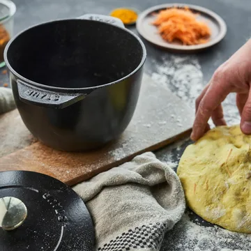 铸铁米饭砂锅1.6升 - 黑色 - STAUB