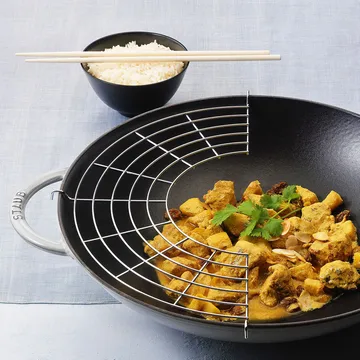 玻璃盖铁锅直径37cm5.7升 - 灰色 - STAUB
