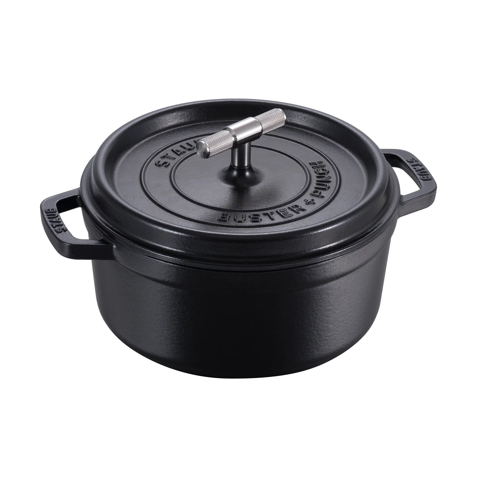 Buster & Punch铸铁不锈钢炖锅, 3.7L STAUB