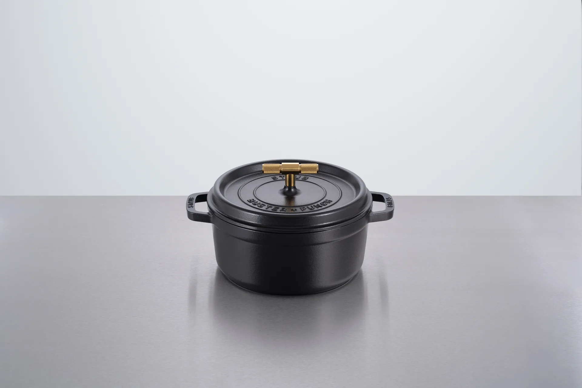 Buster & Punch铸铁黄铜炖锅, 3.8L STAUB
