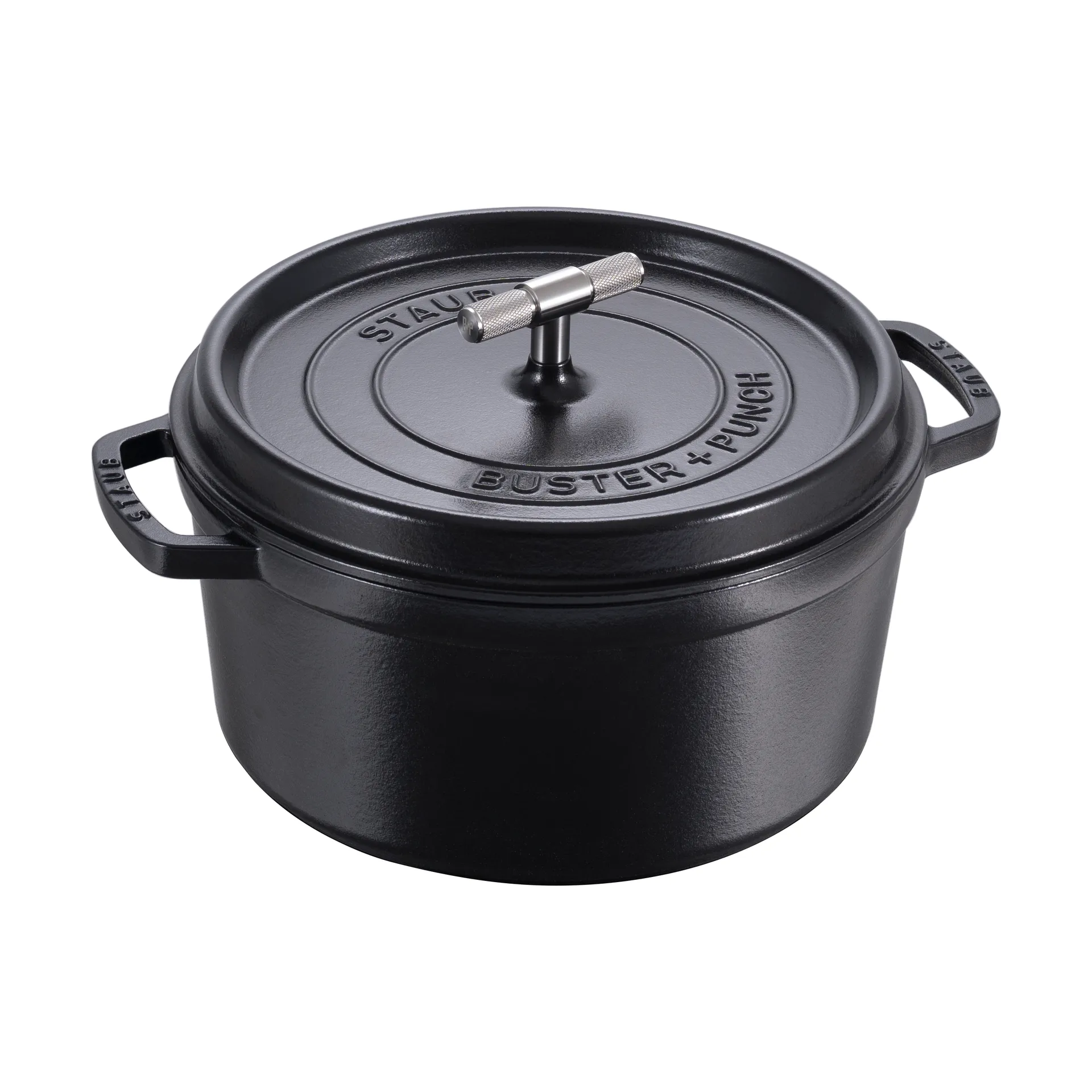 Buster & Punch铸铁不锈钢炖锅, 6.75L STAUB