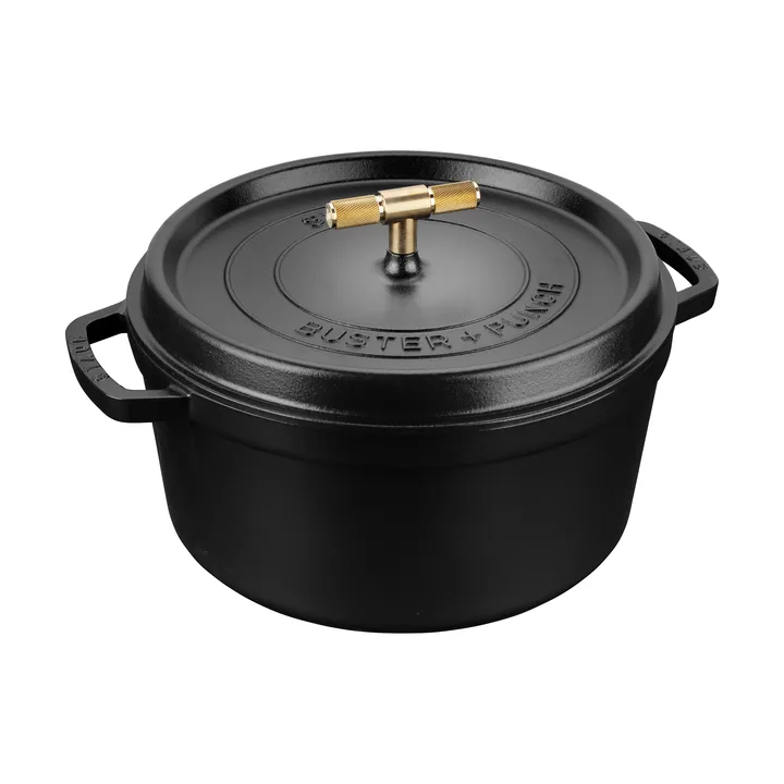 Buster & Punch铸铁黄铜炖锅 - 6.75L - STAUB