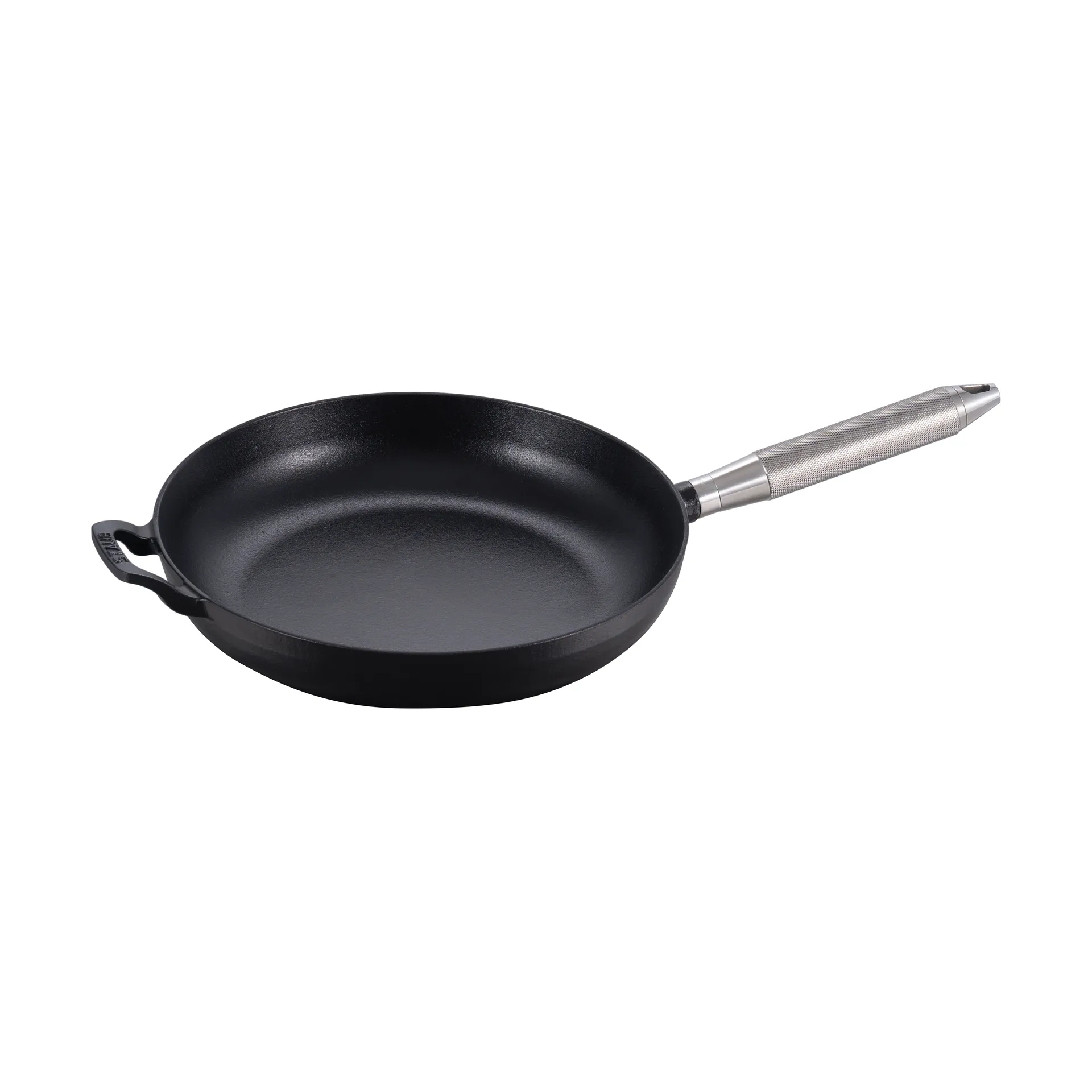 Buster & Punch黑色铸铁煎锅直径28cm, 钢色_handle STAUB