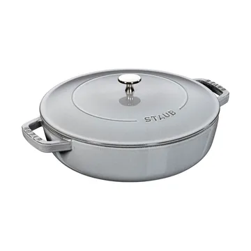 Chistera 酱汁锅直径28cm3.7升 - 灰色 - STAUB