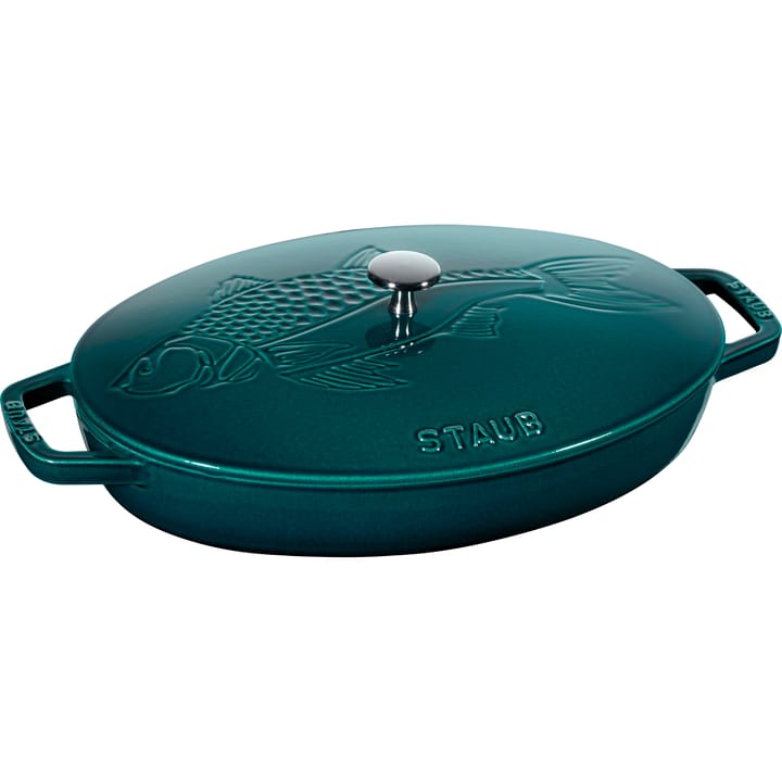 La Mer oval 砂锅  dish - three layered enamel - 32 cm - STAUB