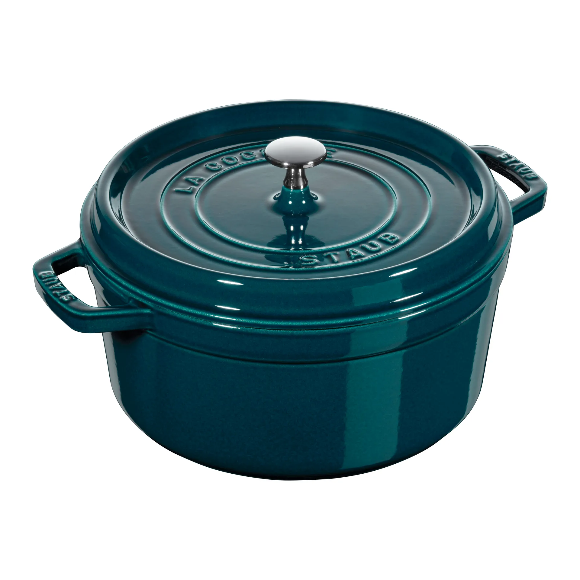 La Mer round 砂锅  dish - three layered enamel, 5.2 l STAUB