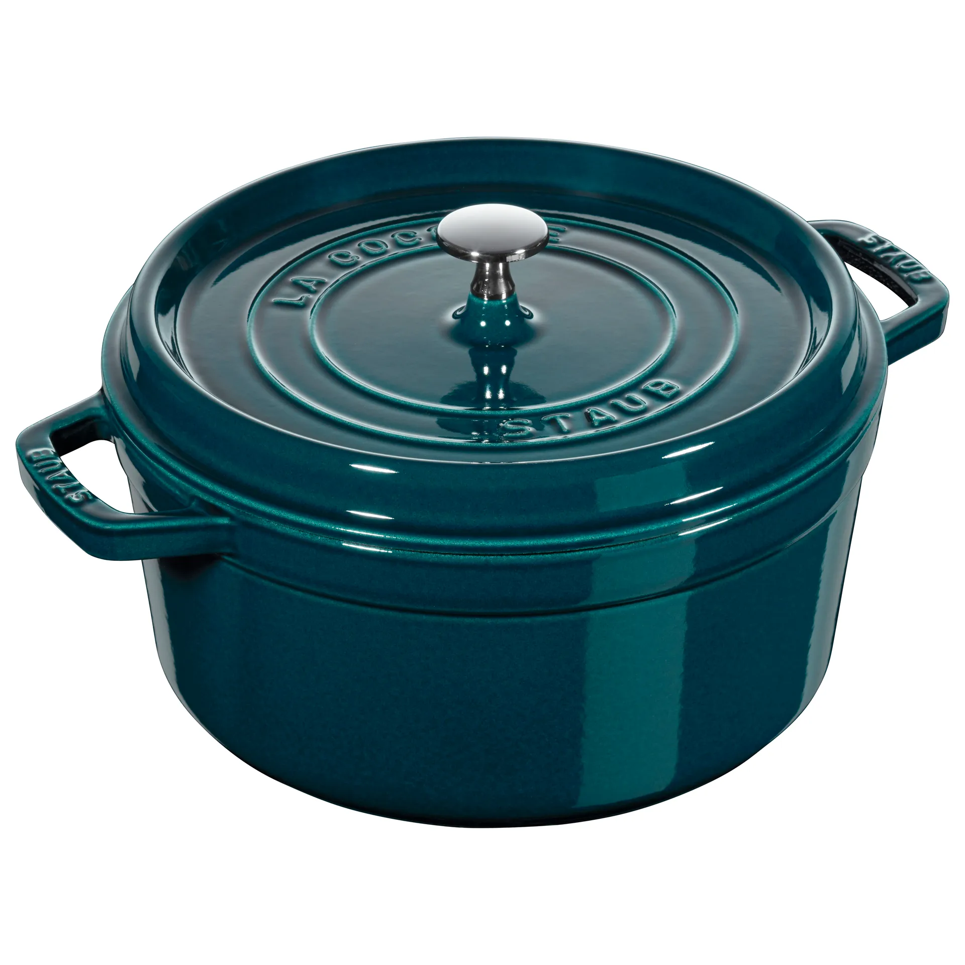 La Mer round 砂锅  dish - three layered enamel, 6.7 l STAUB