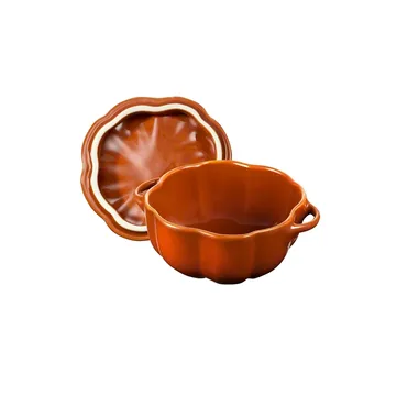 Staub 炻器南瓜烤盘 - 0.47升_肉桂色 - STAUB