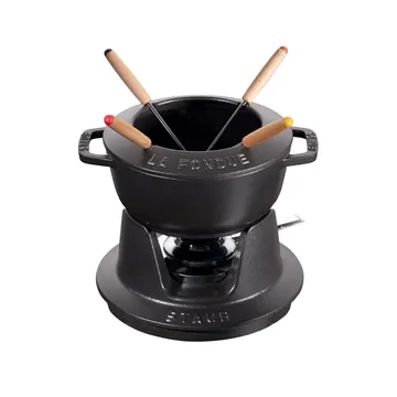 Staub 火锅套装 1.1升 - 黑色 - STAUB