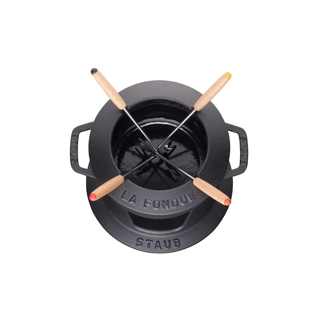 Staub 火锅套装 1.1升, 黑色 STAUB