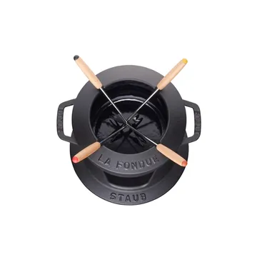 Staub 火锅套装 1.1升 - 黑色 - STAUB