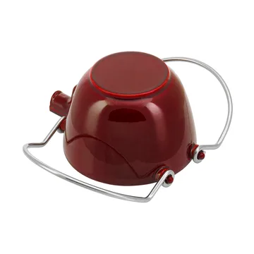 Staub 圆形铸铁茶壶 1.15升 - 石榴红色 - STAUB