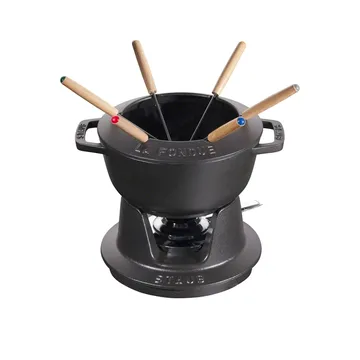 Staub 火锅套装 1.65升 - 黑色 - STAUB