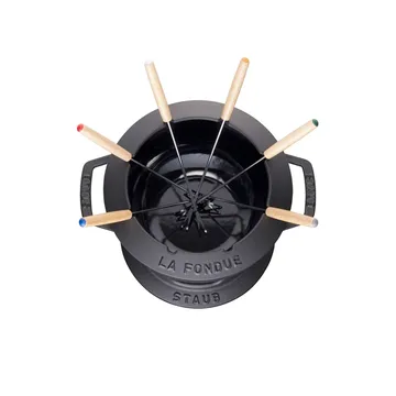 Staub 火锅套装 1.65升 - 黑色 - STAUB