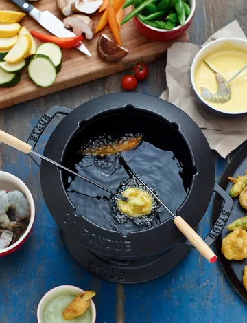 Staub 火锅套装 1.65升 - 黑色 - STAUB