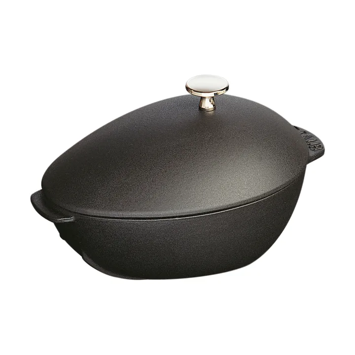 Staub 贻贝烤盘 2升 - 黑色 - STAUB