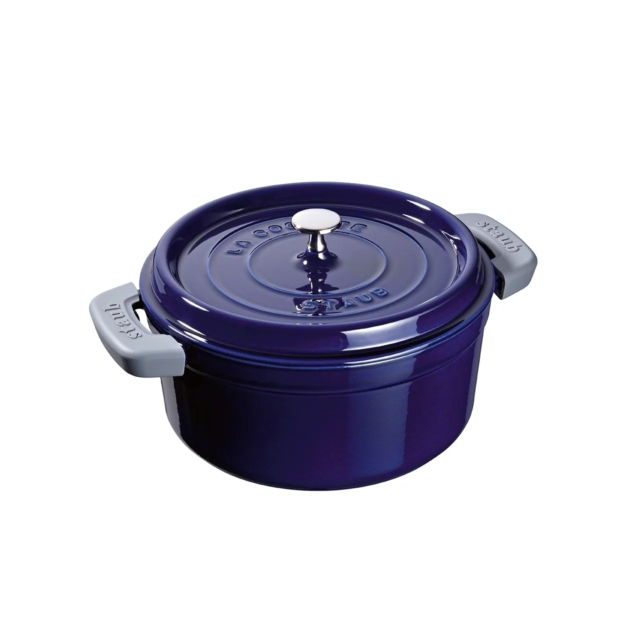 Staub 锅用硅胶手柄 2个装, 灰色 STAUB