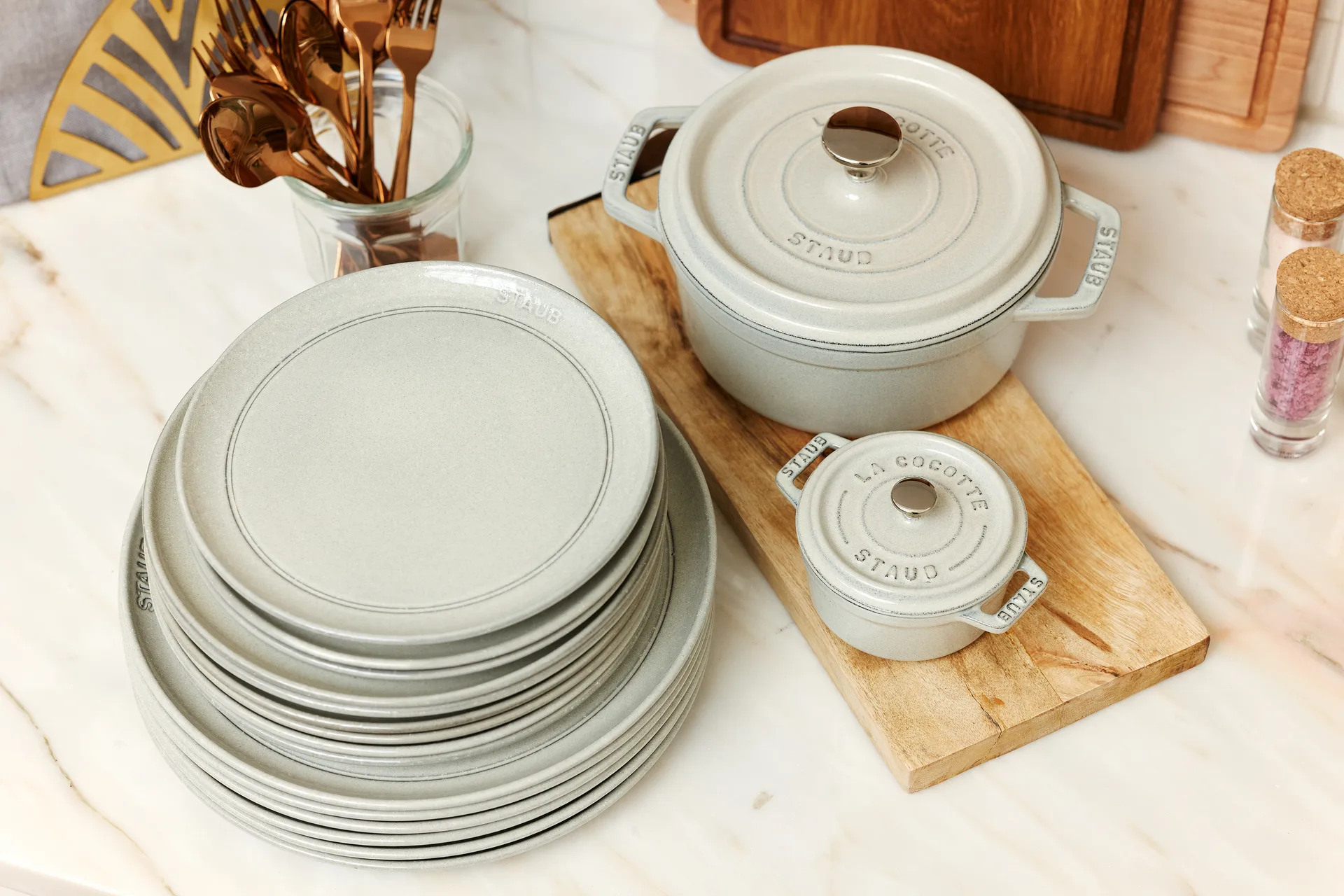 Staub 新白松露 盘子, Ø22 cm STAUB