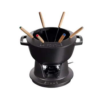 Staub 火锅套装 2.35升 - 黑色 - STAUB