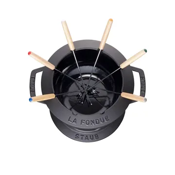 Staub 火锅套装 2.35升 - 黑色 - STAUB