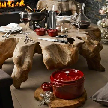 Staub 火锅套装 2.35升 - 黑色 - STAUB