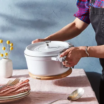 Staub磁性圆形山毛榉锅垫 - 23cm - STAUB