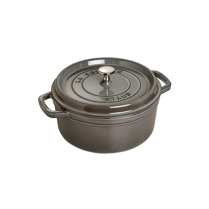 Staub 圆形炖锅 3.8升 - 灰色 - STAUB