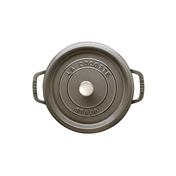 Staub 圆形炖锅 3.8升 - 灰色 - STAUB