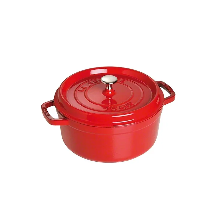 Staub 圆形炖锅 3.8升 - 红色 - STAUB