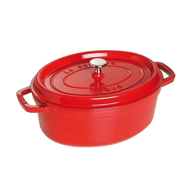 Staub 椭圆形砂锅4.2升 - 红色 - STAUB