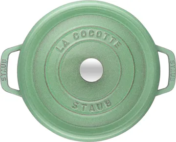 Staub 圆形炖锅 5.2升 - Salvia - STAUB