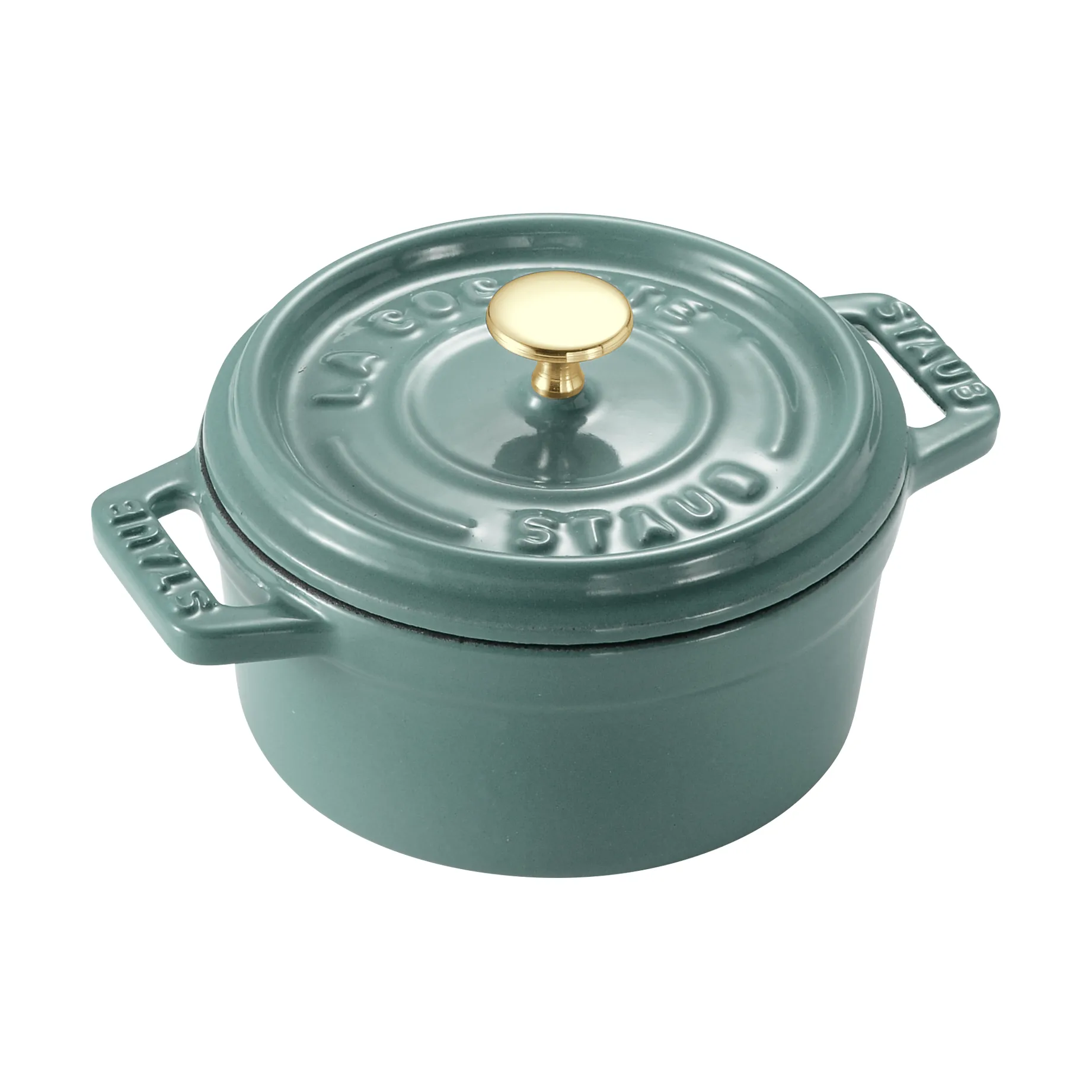 Staub La Cocotte圆形铸铁炖锅0.25升, 桉木色_木色 STAUB