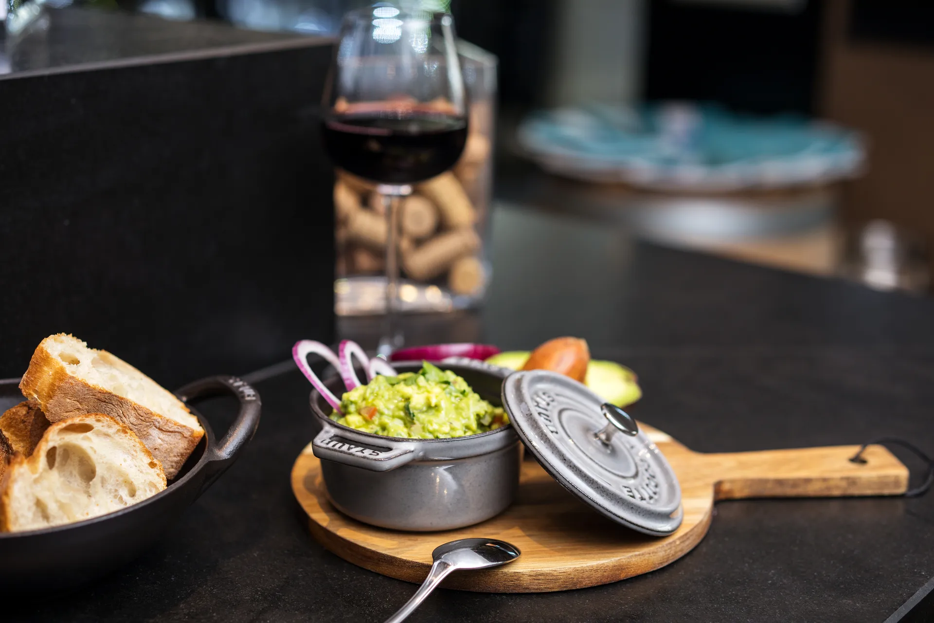 Staub La Cocotte圆形铸铁炖锅0.25升, 石墨灰色 STAUB