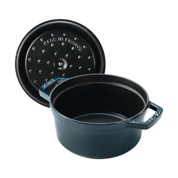 Staub La Cocotte圆形铸铁炖锅2.2升 - 海洋色 - STAUB