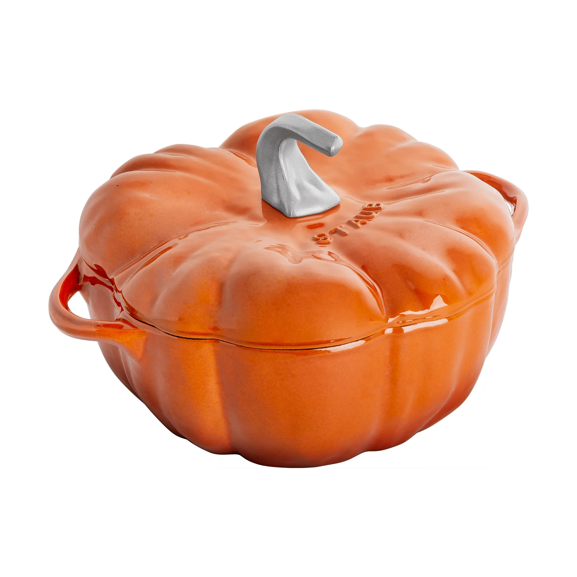 Staub La Cocotte南瓜造型铸铁炖锅3.45升, 肉桂色 STAUB
