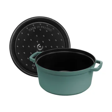 Staub La Cocotte圆形铸铁炖锅6.7升 - 桉木色_木色 - STAUB