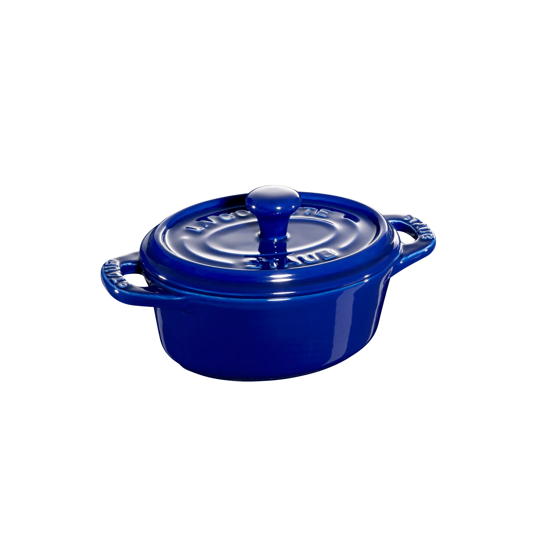 Staub oval mini 砂锅  dish 0.2 l, 蓝色 STAUB