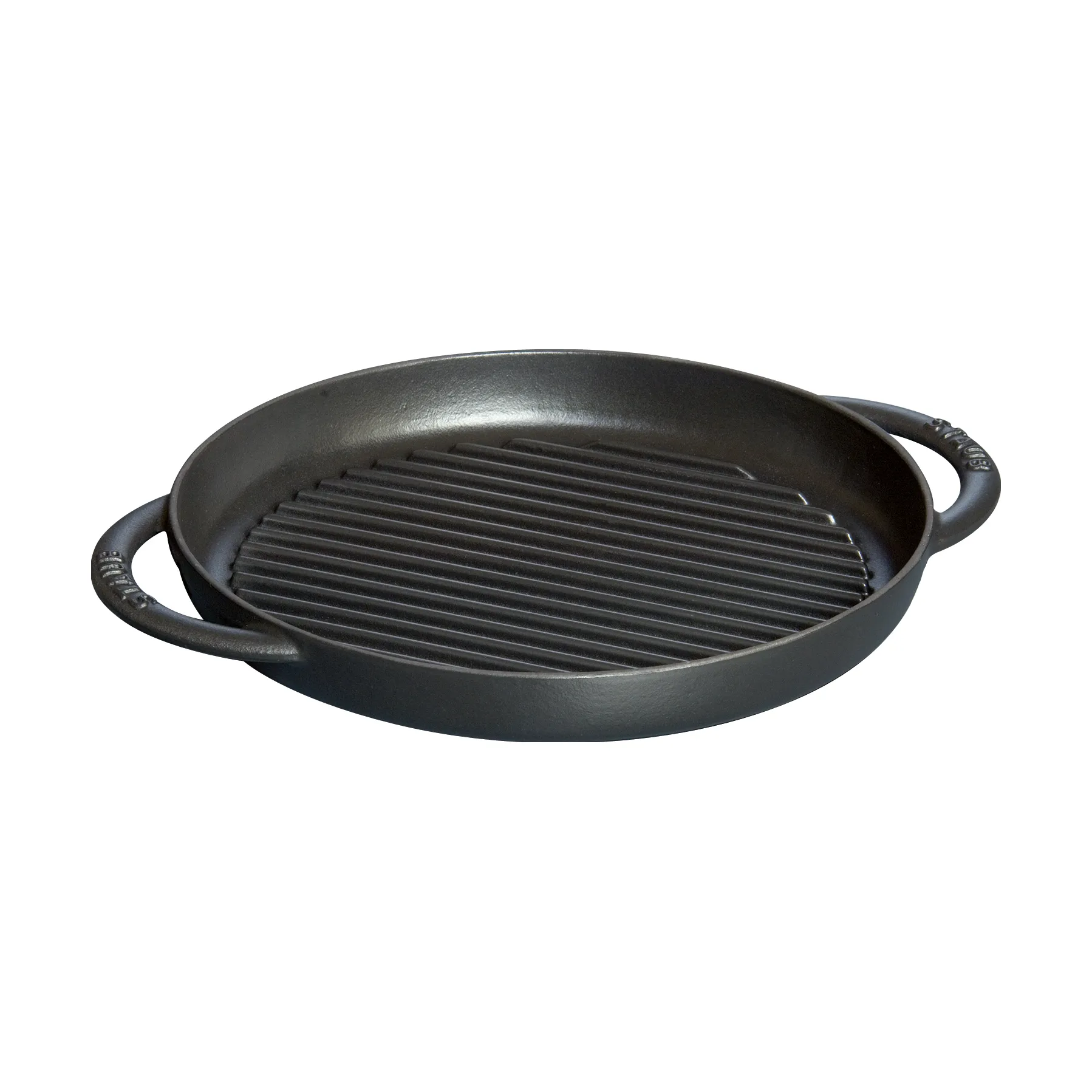Staub Pure黑色圆形铸铁烤盘, Ø26cm STAUB