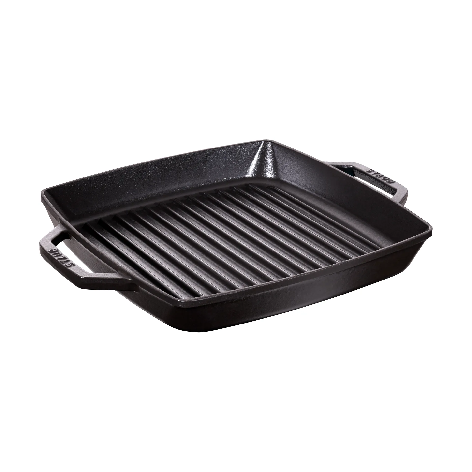 Staub Pure黑色方形铸铁烤盘, 28cm STAUB