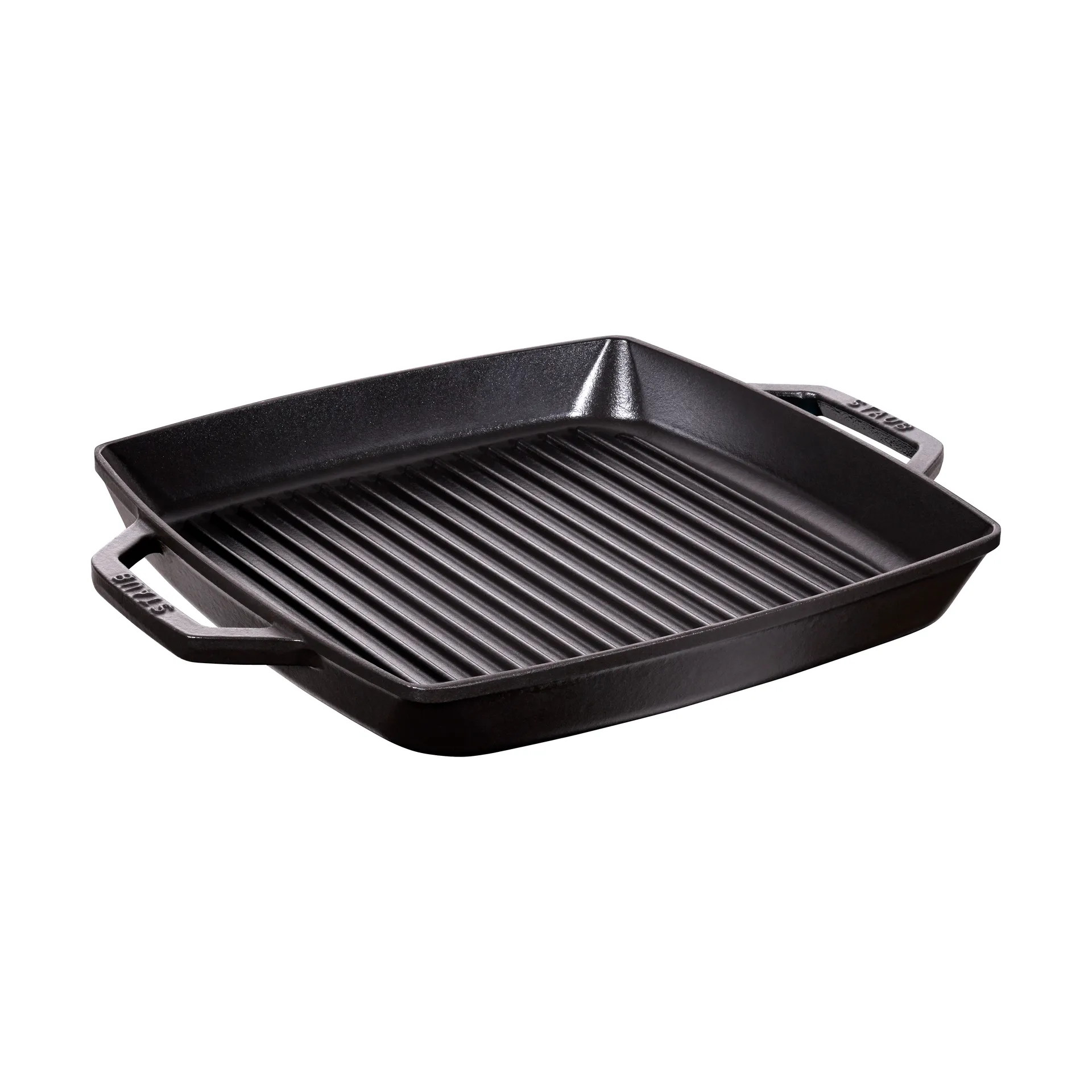 Staub Pure黑色方形铸铁烤盘, 33cm STAUB