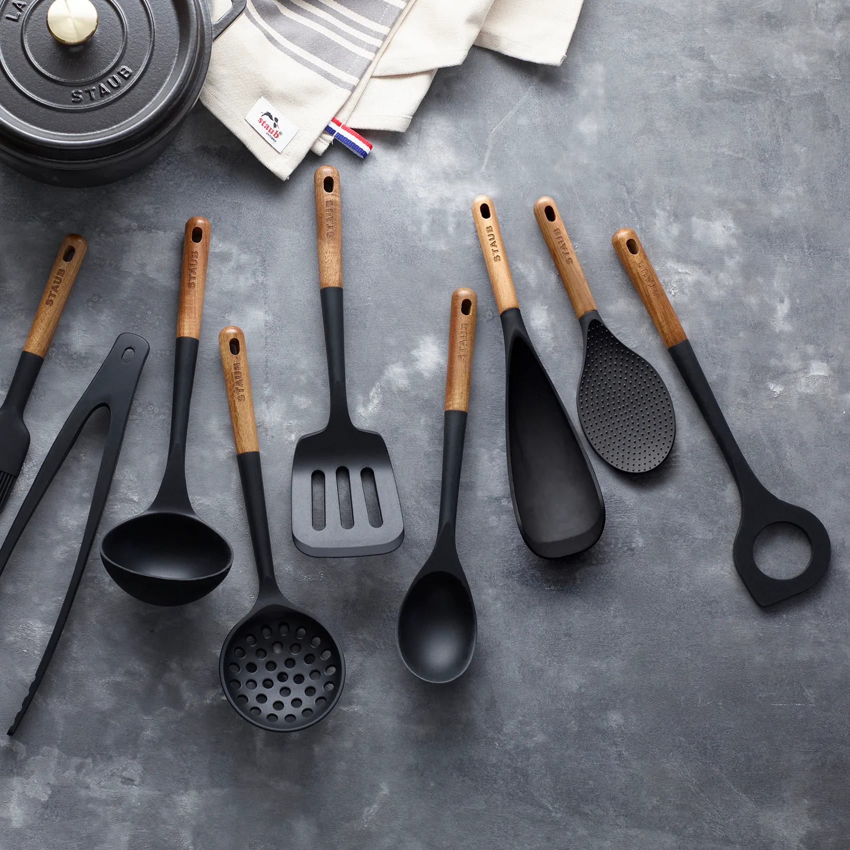 Staub 意 risotto 勺, 31cm STAUB